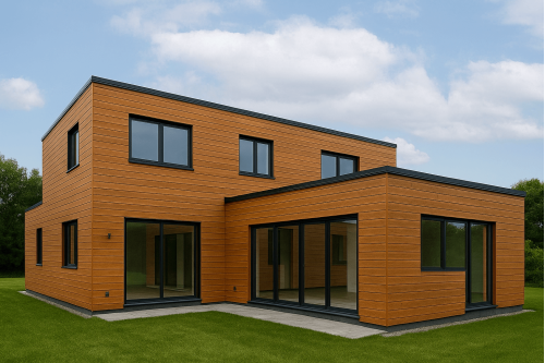 Як пофарбувати дерев'яний будинок зовні