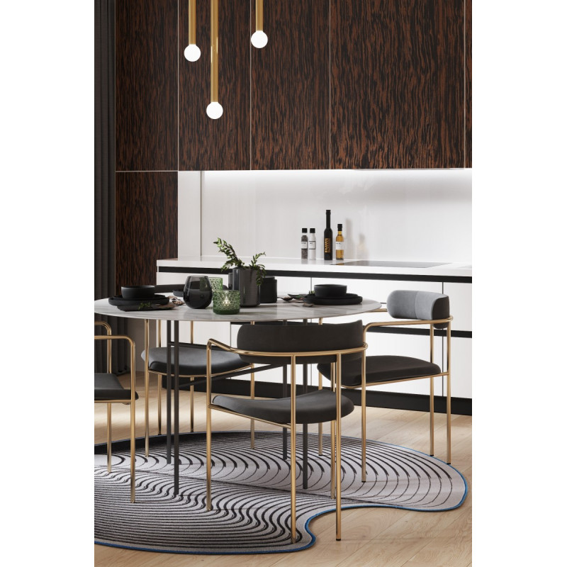 Шпон файн-лайн Classic Veneer Ебен Макасар 2800x640 мм (HEM-21)