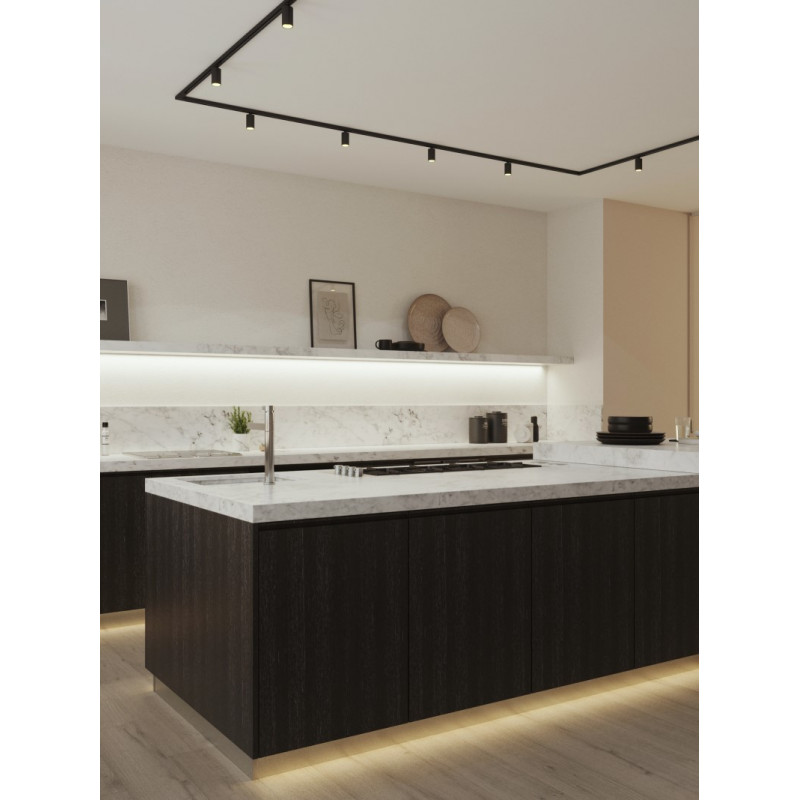 Шпон файн-лайн Classic Veneer Дуб Чорно-срібний 2800x640 мм (DACS 34)