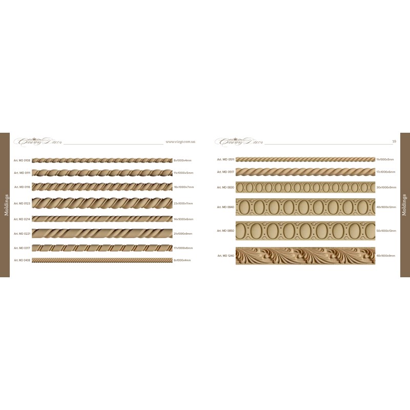 Каталог Carving Deсor друкований