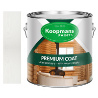 Лазур товстошарова на водній основі Koopmans Premium Coat Білий (2,5 л)