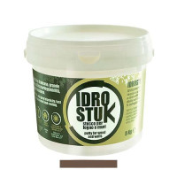 Шпаклівка для дерева EcolKem Idro Stuk темний горіх 5 кг