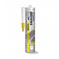 Герметик силиконовый универсальный Defens Silicone белый (280 мл)