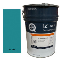 Краска для ПВХ Zobel ZowoPlast 2450 RAL 5018 (1 л)