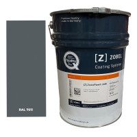 Краска для ПВХ Zobel ZowoPlast 2450 RAL 7011 (1 л)