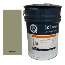 Фарба для ПВХ Zobel ZowoPlast 2450 RAL 7034 (1 л)