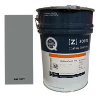 Краска для ПВХ Zobel ZowoPlast 2450 RAL 7037 (1 л)