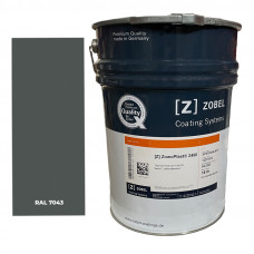 Фарба для ПВХ Zobel ZowoPlast 2450 RAL 7043 (1 л)