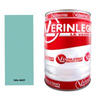 Фарба поліуретанова для МДФ Verinlegno RAL 6027 (1 кг)