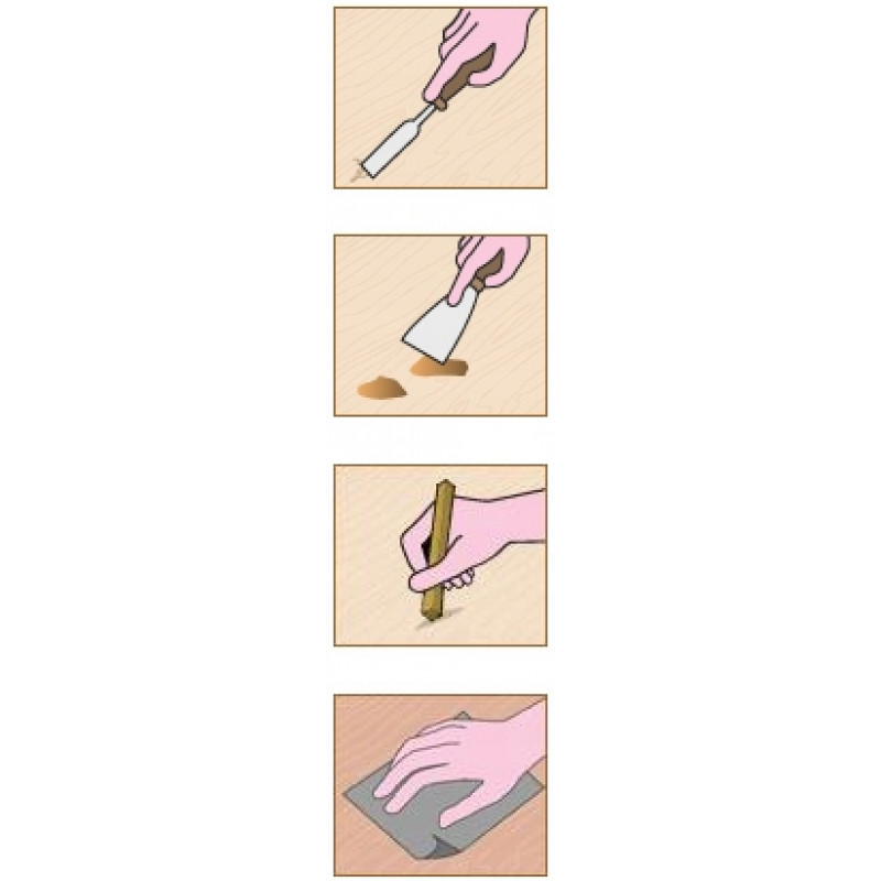 Шпаклівка поліефірна Borma Wachs Holzmasse 2K 60 чорна (750 мл)