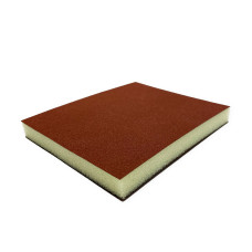 Абразивна губка двостороння Flexifoam Red Soft Pad CAO P150