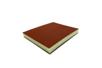Абразивна губка двостороння Flexifoam Red Soft Pad CAO P220