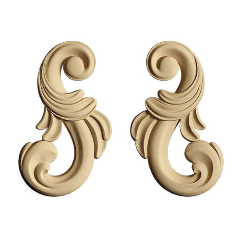 Декоративний елемент Carving Decor DS 01 125x75x10 мм