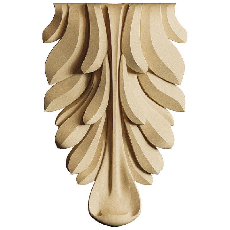 Декоративний елемент Carving Decor KR 04 70x105x15 мм
