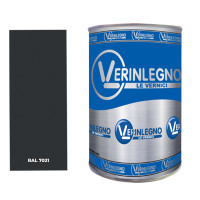 Фарба водна для дерева Verinlegno RAL 7021 (1 кг)