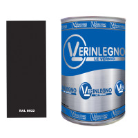 Фарба водна для дерева Verinlegno RAL 8022 (1 кг)