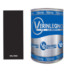 Фарба водна для дерева Verinlegno RAL 8022 (1 кг)