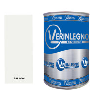 Краска водная для дерева Verinlegno RAL 9003 (1 кг)