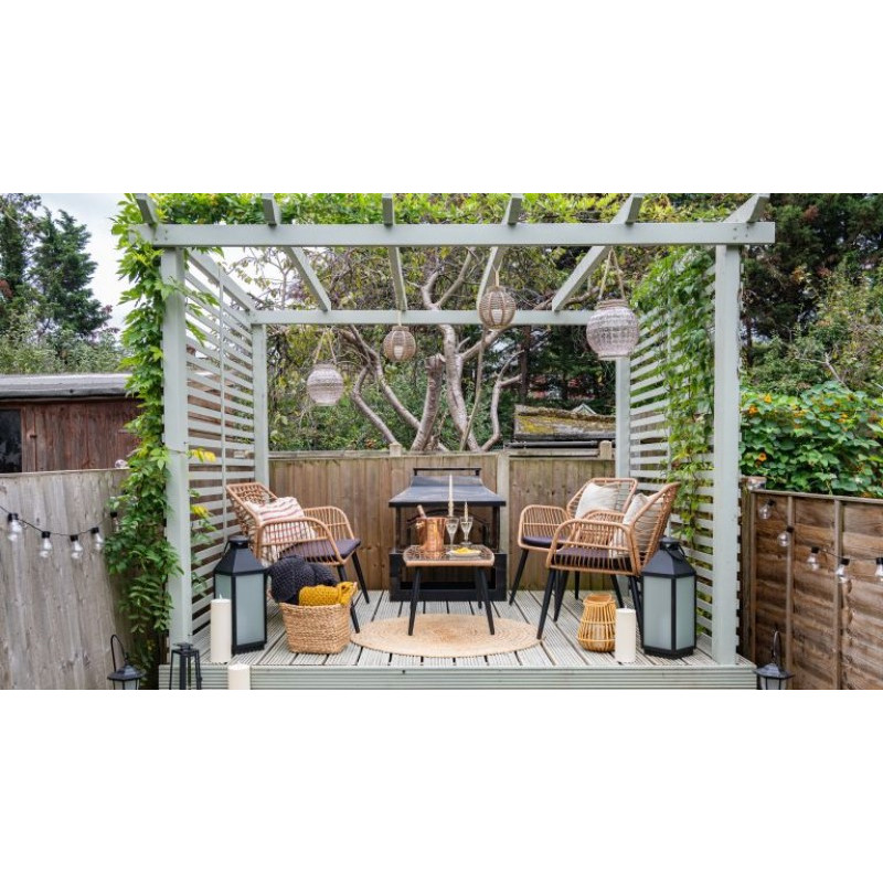 Лазур водна з біоцидним захистом Verinlegno Hybrid ProLasur 3in1 900 T1.13 зелена (1 л)