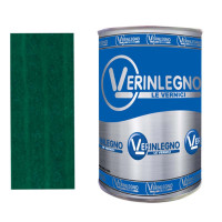 Лазурь водная с биоцидной защитой Verinlegno Hybrid ProLasur 3in1 900 T1.17 зеленая  (1 л)