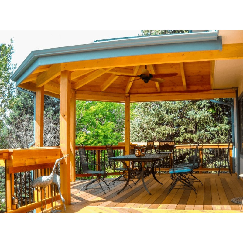 Лазур водна з біоцидним захистом Verinlegno Hybrid ProLasur 3in1 900 T7.01 помаранчева (1 л)