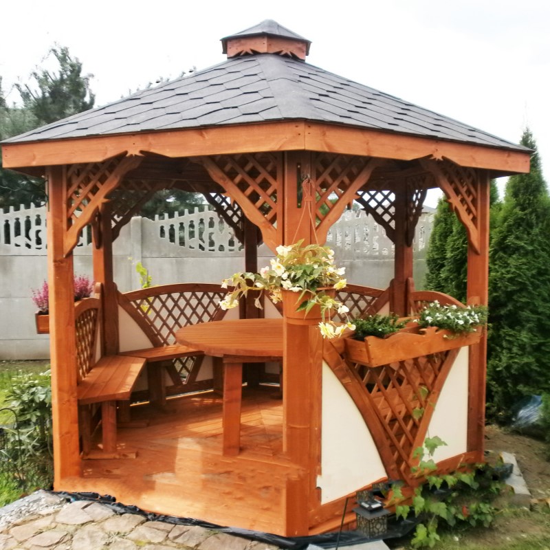 Лазур водна з біоцидним захистом Verinlegno Hybrid ProLasur 3in1 900 T7.02 помаранчева (1 л)