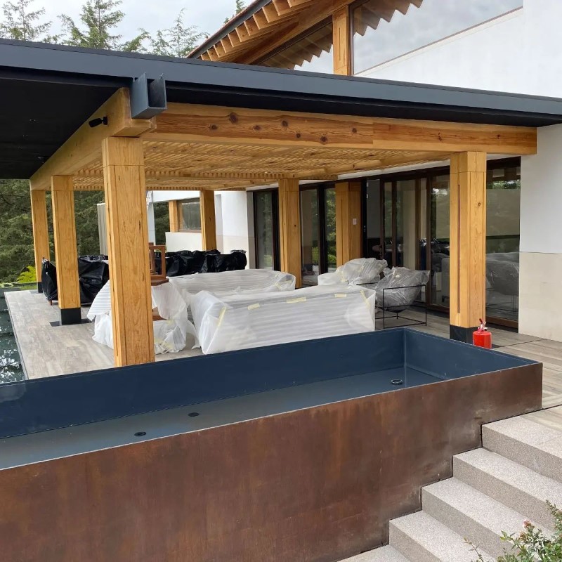 Лазур водна з біоцидним захистом Verinlegno Hybrid ProLasur 3in1 900 T7.05 сосна (1 л)