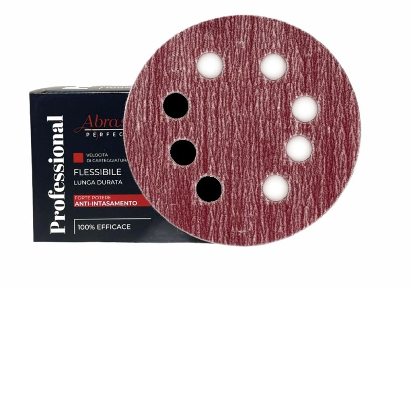 Диск шліфувальний Abrasive Perfection F225 D125 8 отворів P80