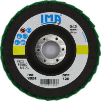 Круг фінішний пелюстковий конусний по нержавіючій сталі, металу та фарбованих поверхнях, Scotch-Brite 125×22,23 мм Fine Ima Abrasivi