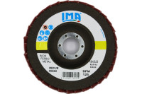 Круг фінішний пелюстковий конусний по нержавіючій сталі, металу та фарбованих поверхнях, Scotch-Brite 125×22,23 мм Medium Ima Abrasivi