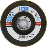 Круг пелюстковий конусний по нержавіючій сталі та металу, цирконієвий, Zlf Zirc Conico 125×22,23 мм P60, Ima Abrasivi