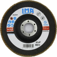 Круг пелюстковий конусний по нержавіючій сталі та металу, цирконієвий, Zlf Zirc Conico 125×22,23 мм P80, Ima Abrasivi