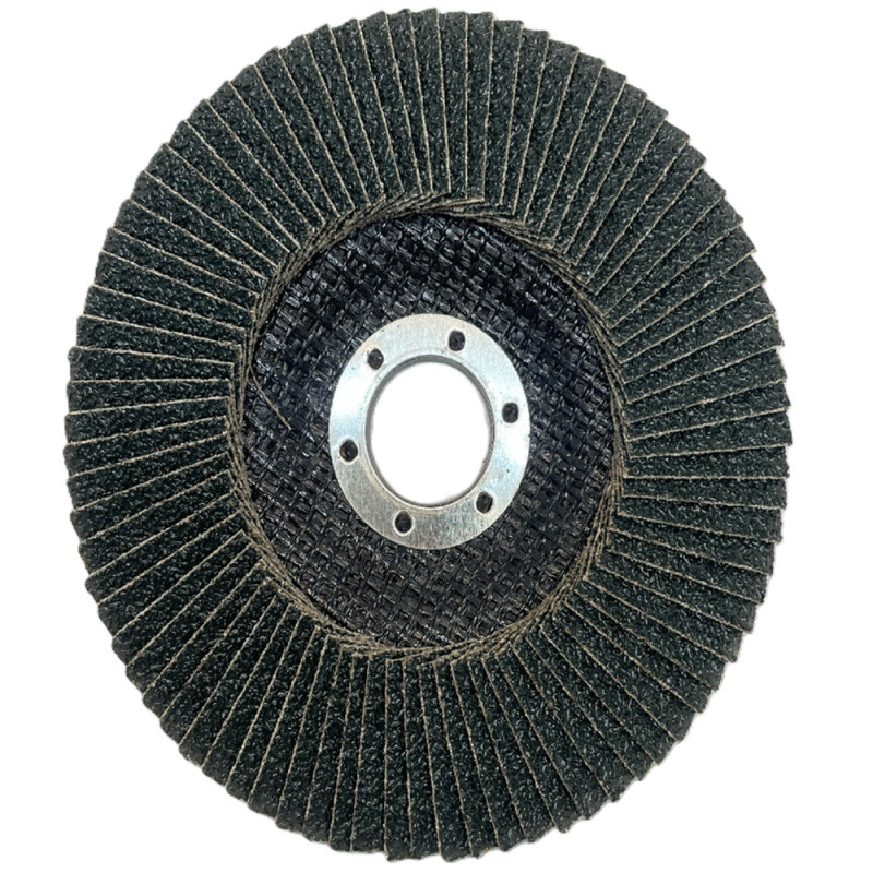 Круг пелюстковий конусний по нержавіючій сталі та металу, цирконієвий, Zlf Zirc Conico 125×22,23 мм P60, Ima Abrasivi