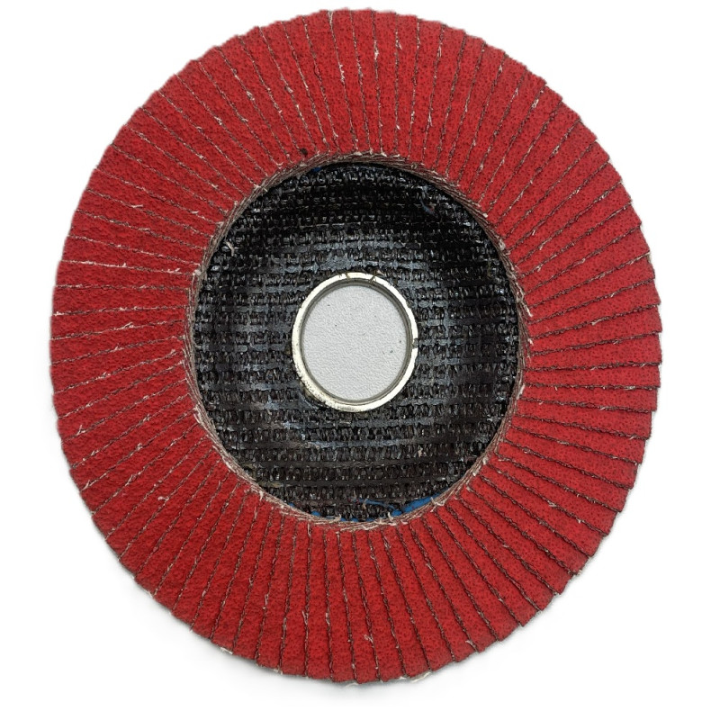 Круг пелюстковий прямий по нержавіючій сталі та металу, цирконієво-керамічний, Ceramicato CE 125×22,23 мм P80 Ima Abrasivi