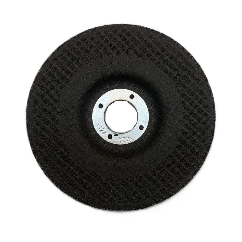 Круг зачисний з увігнутим центром по нержавіючій сталі та металу, оксид алюмінію, Inox Gold, 125x6,4x22 мм, Medium, Ima Abrasivi