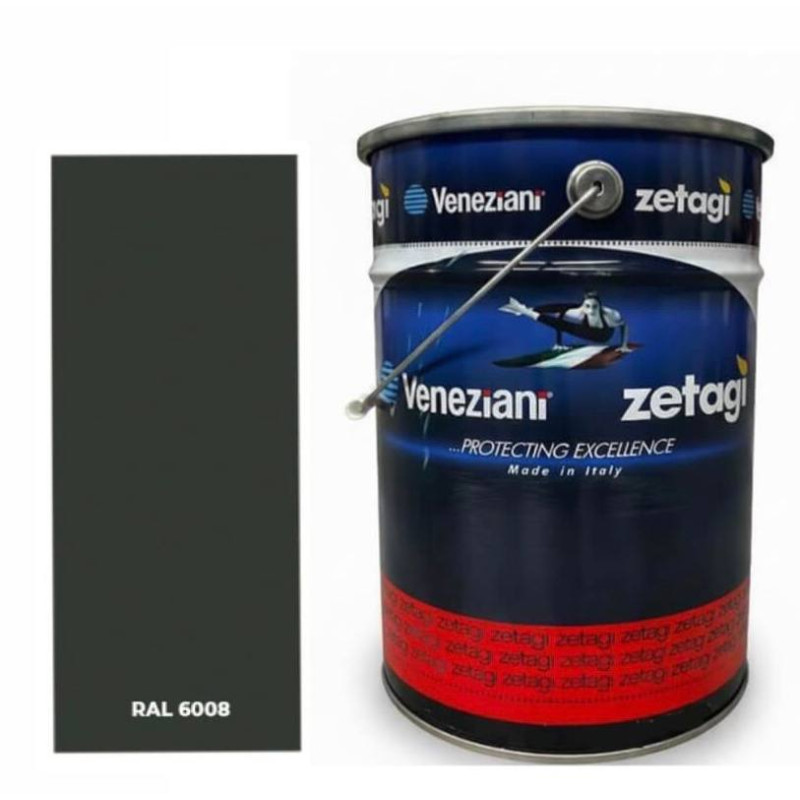 Фарба акрил-поліуретанова для металу Zetagi DTM RETRON 773 RAL 6008