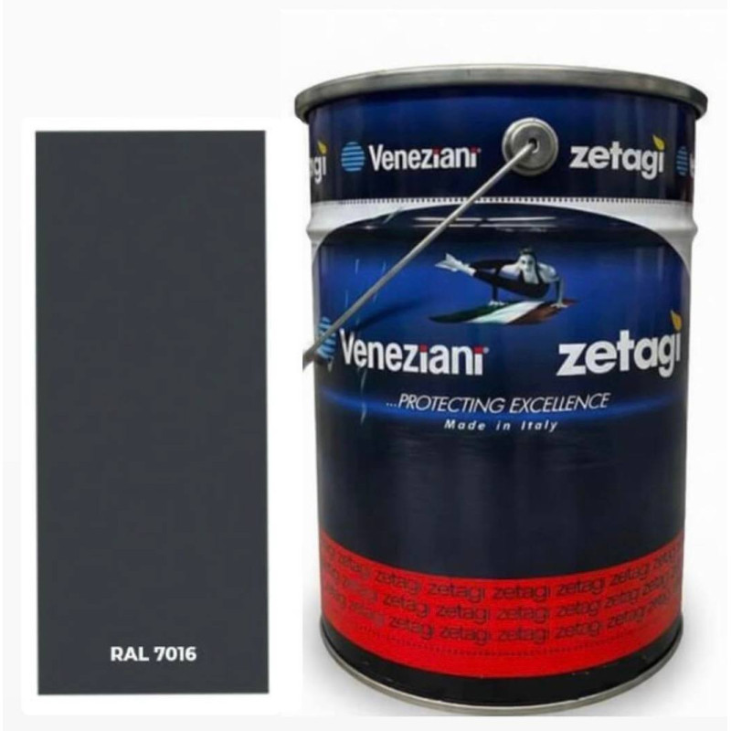 Фарба акрил-поліуретанова для металу Zetagi DTM RETRON 773 RAL 7016