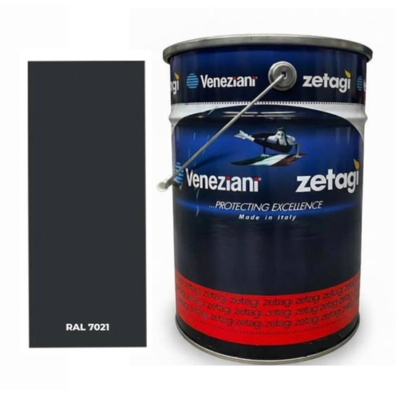Фарба акрил-поліуретанова для металу Zetagi DTM RETRON 773 RAL 7021