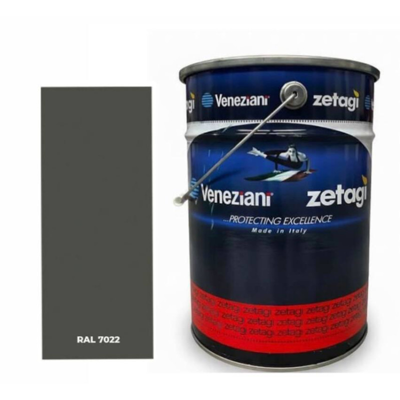 Фарба акрил-поліуретанова для металу Zetagi DTM RETRON 773 RAL 7022