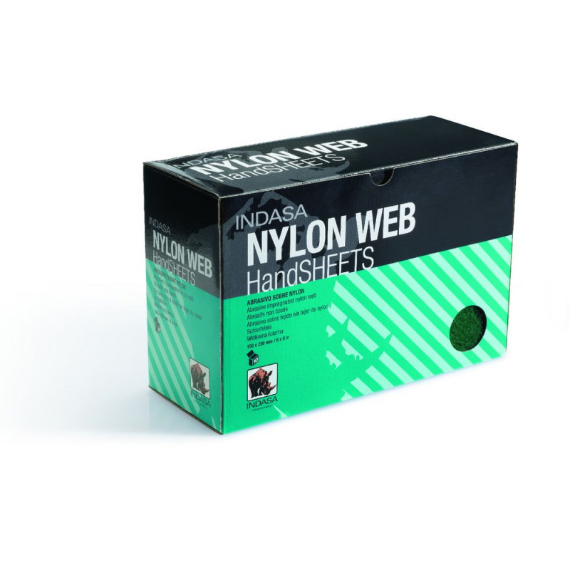 Скотч-брайт Indasa Nylon Web Medium Р180-220 зелений