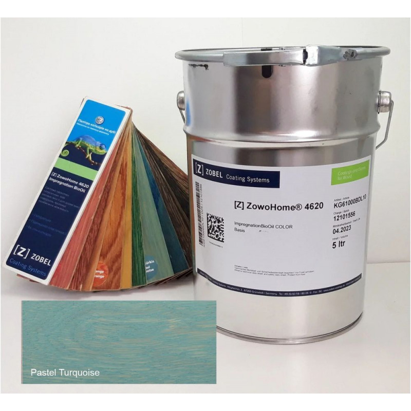 Олія для паркету Zobel ZowoHome 4620 Пастельно-бірюзовий (1 л)