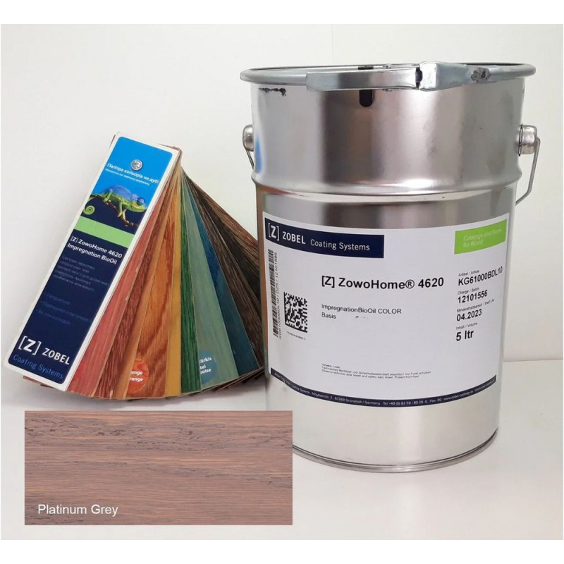 Олія для паркету Zobel ZowoHome 4620 Платиново-сірий (1 л)