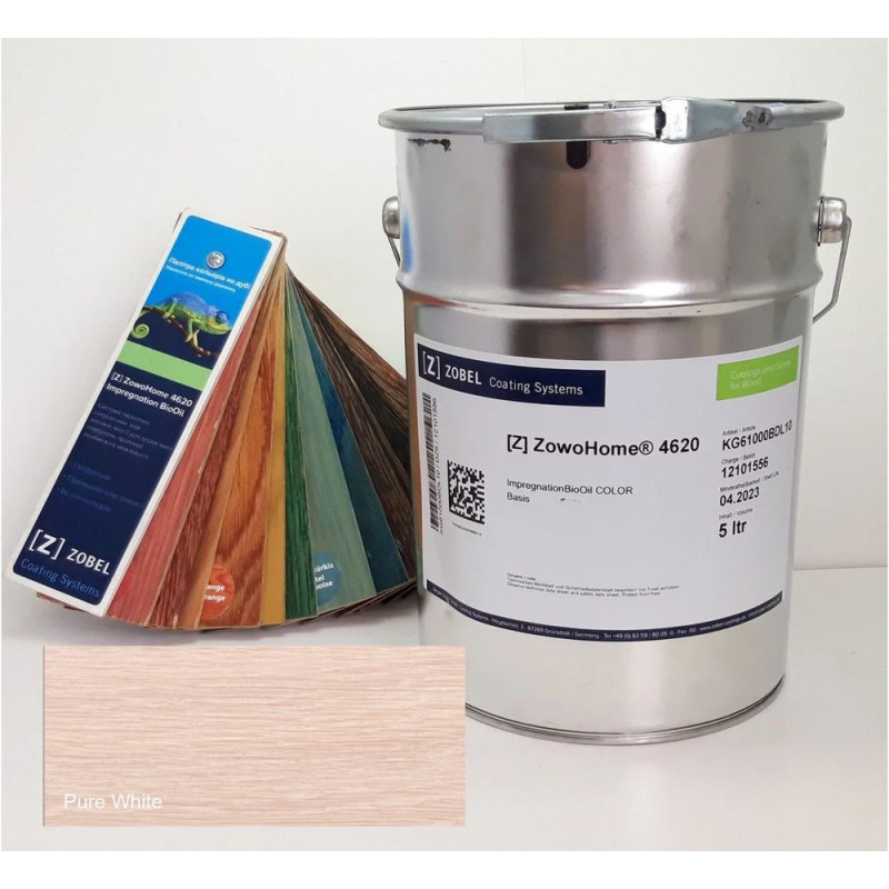 Олія для паркету Zobel ZowoHome 4620 Чисто білий (1 л)