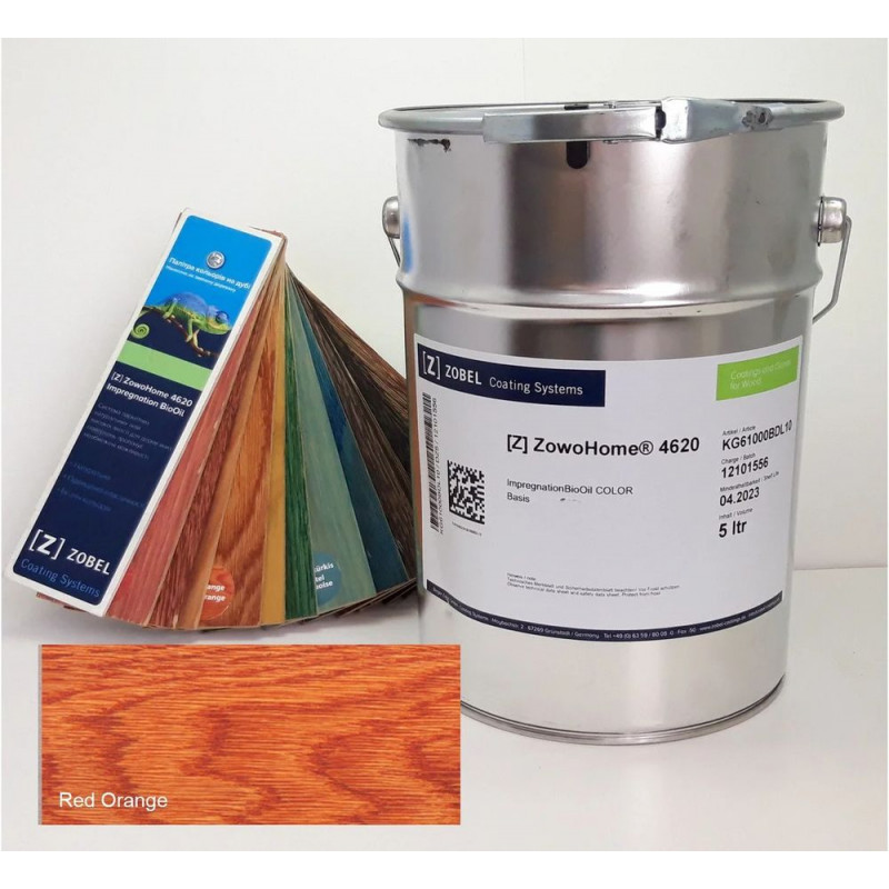 Олія для паркету Zobel ZowoHome 4620 Червоний апельсин (1 л)