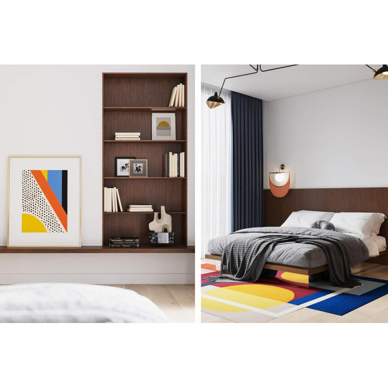 Шпон файн-лайн Classic Veneer Ебен Пяно 2500x640 мм (HEPI 31)