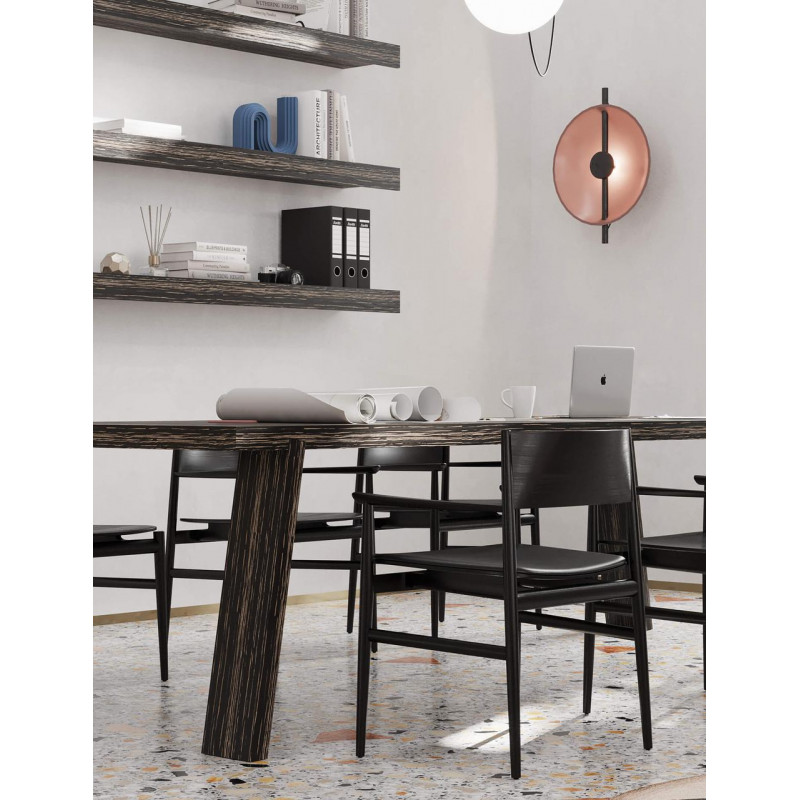 Шпон файн-лайн Classic Veneer Зебрано Чорне 2500x640 мм (ZECZ 19)