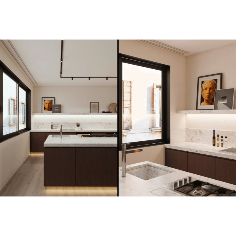 Шпон файн-лайн Classic Veneer Нитка 2500x640 мм (PLN 03)